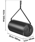 Tow Behind Lawn Roller 400Lb Sand Or Water Filled Yard Roller With Heavy Duty Steel Frame And LLDPE Drum Easy Turn Plug