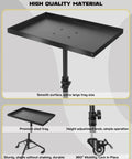 Rolling Tool Cart With Phone Stand And Portable Work Table For Your Garage Or Shop Go To Mobile Service Tray Magnetic Ruler Tool Holder Light Duty Tool Organizer Workbench Cart With Adjustable Tray