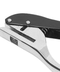 Close-up of Heavy Duty Metal Hole Punch 3mm Single Hole Puncher, 25 Sheets Capacity, Handheld DIY Tool For Office And Home use.
