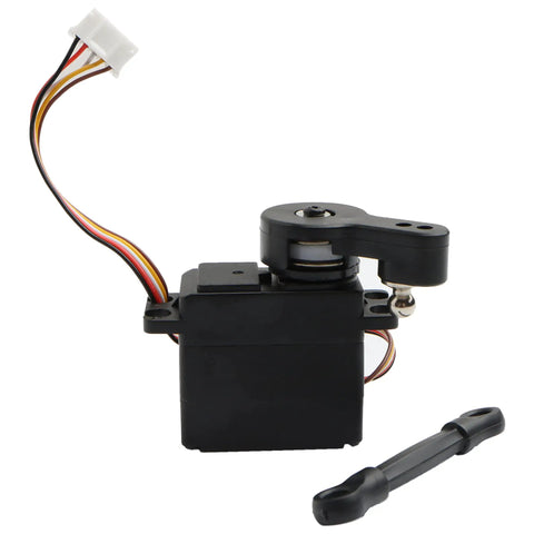 Digital RC Servo Steering Engine PX9200-21, 2.2Kg torque, 5-line wiring, black component with arm for 1:10 RC cars and trucks