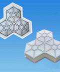 Leaf Pattern Concrete Paver Mold For Pathways And Patios Reusable Stone Garden Mold DIY Landscape Paving Tool For Easy No Fuss Patio Walkways