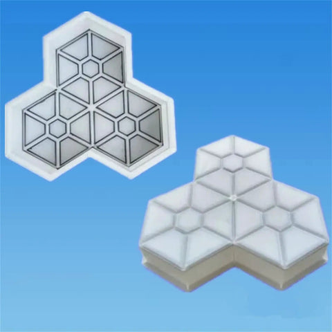 Leaf Pattern Concrete Paver Mold For Pathways And Patios Reusable Stone Garden Mold DIY Landscape Paving Tool For Easy No Fuss Patio Walkways