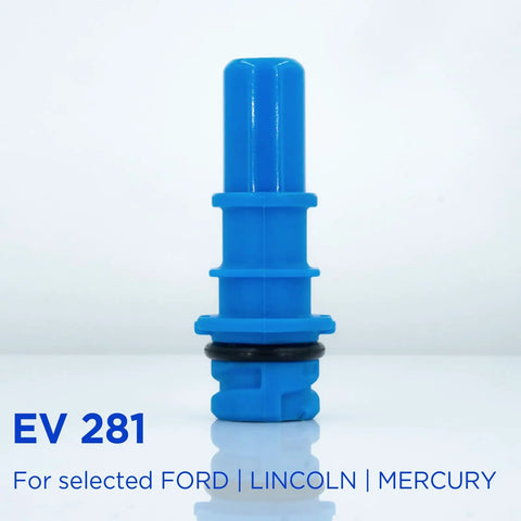 Heavy Hitter Evaporative Emission Control Valve PCV Valve For Ford F150 F250 F350 Lincoln Corsair Mercury Town Car, blue component with black seal