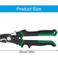 Kick Butt With This Badass 8 Inch Electrical Wire Tool Crimping And Stripping Made Tough High Grade Steel Compact Design displayed