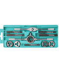 Fafeicy Alloy Steel Tap And Die Set With Adjustable Wrench 12 Or 20 Piece Thread Repair Kit For Auto Repair And Machinery Threads Fixing Damaged Nuts Bolts To Restore Original Condition, case view
