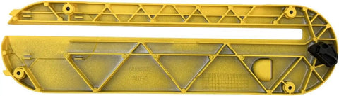 Yellow table saw throat plate insert replacement fits DWE7490X DWE7490 DW744 DWE7402DI DWE7491 DWE7491RS DWE7492 7490 durable beefy build