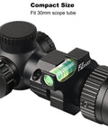 30mm Rifle Scope Bubble Level Kit For Rock Solid Vertical Alignment Aluminum mounted on scope tube