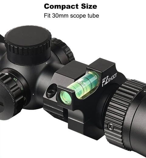 30mm Rifle Scope Bubble Level Kit For Rock Solid Vertical Alignment Aluminum mounted on scope tube