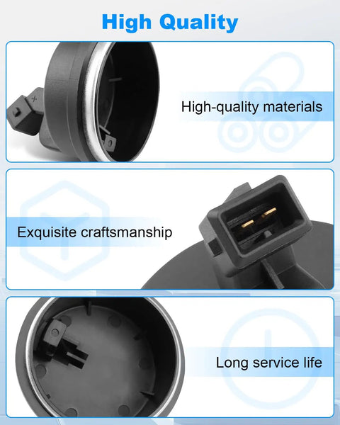 Heavy Duty Rear Hub Bearing Coupled With Abs Speed Sensor Direct Bolt On Installation For Kia Soul And Soul Ev Years 2014 To 2019, close-up of ABS housing.