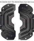 Black Deck Belt Cover For 42 Inch And 46 Inch Lawn Mower Decks Replacement Part 78306424A0637 Fits MTD Craftsman Troy Bilt Yard Man spindle guard