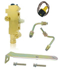 Brass Brake Proportioning Valve For Front Disc Rear Drum Setup Fits Classic Chevy Buick Trucks With Dual Reservoir Tanks parts layout with fittings and hardware.