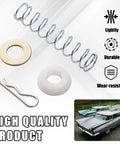 Transmission Shifter Lever Linkage Repair Kit For Chevy C10 GMC 3500 Buick Olds Pontiac 1967 To 1988 Direct Fit Plug And Play Replacement For Worn OEM Parts 1377083 1380549 15538092 Durable Metal And Rugged Plastic Construction, spring and clips