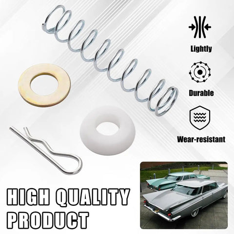 Transmission Shifter Lever Linkage Repair Kit For Chevy C10 GMC 3500 Buick Olds Pontiac 1967 To 1988 Direct Fit Plug And Play Replacement For Worn OEM Parts 1377083 1380549 15538092 Durable Metal And Rugged Plastic Construction, spring and clips