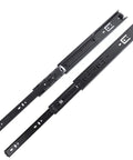 Two Pack 12 Inch Full Extension Ball Bearing Drawer Slides Heavy Duty Side Mount Cabinet Rails For Tool Boxes Desks Office Setups Keyboard Trays And Racks Black