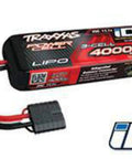 Beefy 3S 11.1V 4000mAh LiPo Battery With iD Connector, 25C High Current, Semi Rigid Pack Without Case, Gold Plated Contacts
