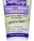 2 Oz Seam And Repair Adhesive tube with applicator, suitable for metal, plastic, wood, 3 pack, SureGrip label visible