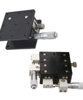 60x60mm XYZ Linear Stage With Manual Sliding Table, Aluminum Bearing Platform for Multi Axis Precision with 6.5mm XY Stroke