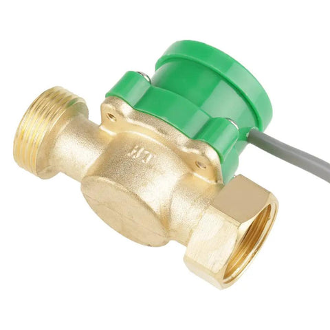 Flow Sensor Switch for Water Pump With G3/4 Inch Thread AC 220V 1A Low Water Pressure Use Perfect for Water Heaters Solar Hot Water