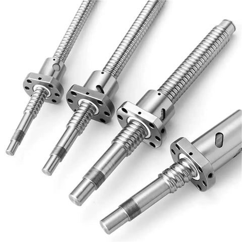 SFU5010 Ballscrew Kit Runs Slick With Precision Ball Nut And Heavy Duty BK BF Bearing Supports Built Like A Tank For CNC Mods and Garage Build Projects, multiple sizes shown.