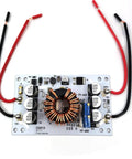 Heavy Duty Constant Current Boost Converter Dc To Dc Step Up Power Module features copper coil with input and output wires.