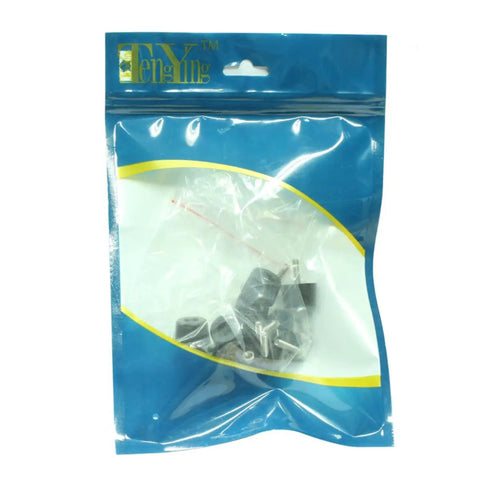 Packaging of 30 Pack Rubber Furniture Feet Bumpers With M4x30mm Hex Socket Screws And Nuts, Black Rubber and Metal Floor Protectors