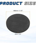 High Purity Graphite Block Disk Ingot Plate Sheet 80 By 5 Millimeters For Melting Casting And Electrolysis Pack Of 2 Black