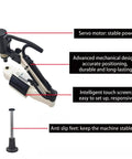 Beilockery 220V Vertical Electric Tapping Machine M3 M16 With Touch Screen 600W Motor shown with features highlighted.