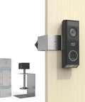 Anti Theft Doorbell Mount For Eufy E340 Video Doorbell Camera With Hidden Screws And Sturdy Aluminum Construction No Drill Install