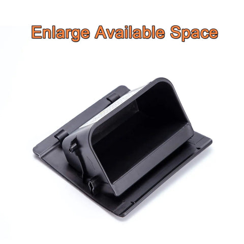 Interior Fuse Box Coin Tray Storage Dash Organizer For Subaru XV Crosstrek Forester Outback Legacy Impreza WRX STI Ascent Matte Black ABS Plastic