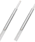 Stainless Steel Drawer Slide Rail 16mm Wide 200mm Two Section Cabinet Track Glides Dual Direction Push Pull Smooth Glide No Fuss Heavy Duty
