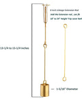 Tub Drainage Linkage Assembly With Trip Lever And Strainer For Bath Tub Waste Overflow Drain Replacement brass extension rod