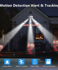 Outdoor WiFi Security Camera System With Around The Clock Recording, Spotlight Color Night Vision, Motion Tracking And Alerts demo