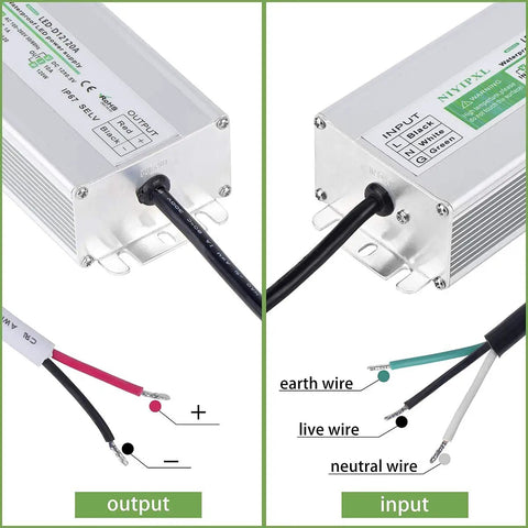 3 Pack Heavy Duty LED Driver 120W Waterproof IP67 Power Supply 100 to 260V AC To 12V DC Transformer Adapter For LED Lights Outdoor Projects And Any 12V DC LED Lighting