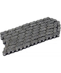 TopTier Carbon Steel Quenched Roller Chain 500mm Super Hard Low Noise Industrial Transmission Gear Drive Link For Heavy Duty Machinery on a white background.