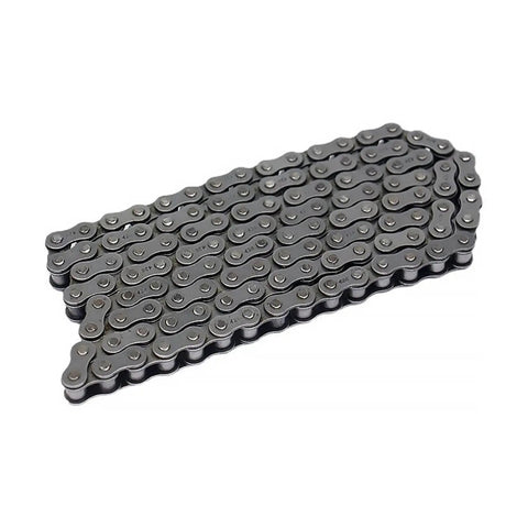 TopTier Carbon Steel Quenched Roller Chain 500mm Super Hard Low Noise Industrial Transmission Gear Drive Link For Heavy Duty Machinery on a white background.