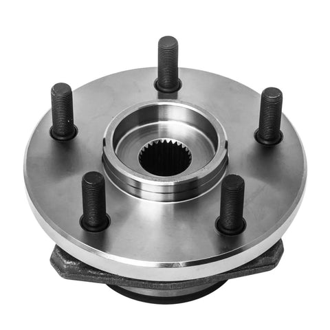 Alt Tag: Left Or Right Wheel Hub And Bearing Assembly For 1999 2004 Jeep Grand Cherokee Five Lug 4WD AWD Drop In Direct Fit Replacement OE Style