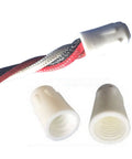 20-pack ceramic wire connectors, small size, 22-14 AWG, 600V high-heat twist caps with white ceramic ends