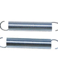 Heavy Duty Recliner Sofa Springs Pair Four Point Seven Five Inch Overall Length Three Quarter Inch Coil Diameter Silver Steel