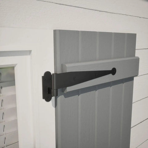 Heavy Duty 10 In Strap Hinges Forged From Solid 304 Stainless Steel With A Knockout Matte Black Finish Perfect For Rustic Shutters And Wood Doors Delivering Smooth Swing And Bulletproof Hold Anytime You Need Extra Strength For Weekend Projects