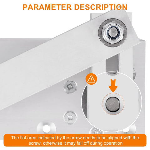 Front view of a 30-70mm stroke DC 12V linear actuator with M8 threaded rod and mounting bracket; Amazon.