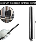 Four Pack Round Acetal Copolymer Rods Half Inch Diameter And Twelve Inch Length Black POM C Rods For Precision Machining And Non Marring Fixtures Built Tough High Strength And Wear Resistant, 12 in rod