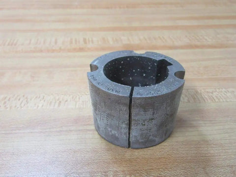 Badass Heavy Duty Taper Lock Sheave With 1.5 KW Bushing And Timing Sprocket 1615 Model gray tapered bore bushing on wooden background