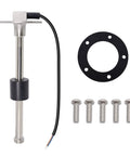 0 To 190 Ohms Marine Fuel Sending Unit 8 Inch Stainless Steel Boat Gas Tank Sender Gauge Sensor with mounting accessories