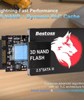 480GB 2.5 Inch SATA III Internal SSD Up To 550 MB Per Second Read Speed Fast Boot And Snappy File Access For PC Laptop Desktop Upgrade Improve System Responsiveness With Faster Boot Times For Gaming And Daily Tasks, black drive