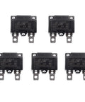 Auto Reset Thermal Circuit Breaker 5 Pack 125V 250V AC 32V DC 20A Overload Protector Switch Relay Fuse for DIY Projects