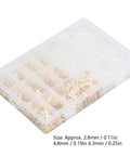 Slick Setup Pro Grade Killer Spade Connector Kit With 1000 Gold Plated Copper Male Female Wire Crimp Terminals in storage box