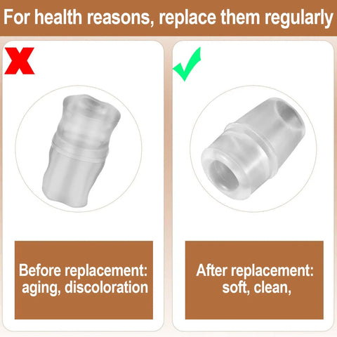 Blue Bite Valve Replacement Nozzles For Hydration Packs And Reservoirs, BPA Free Silicone Mouthpiece, Hydraulics Compatible, Easy Swap For Osprey Hydration Packs And Hydrapak Reservoirs