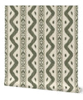Killer Stripe Pattern Textured Leather Vinyl Wallpaper Rock Solid Commercial Grade Wallcovering For Offices Hotels And Restaurants Paste Required Pro Install in green textured design.