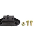 Strut-Mate 902992 Torsion Bar Mount For Enhanced Ride Control shown with hardware, reduces noise and vibration, black elastomer technology