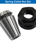 ER16 One Eighth Inch Spring Collet Nut Set, 2 Pcs Collets With Clamping Nut For CNC Engraving, Milling, And Lathe Machines